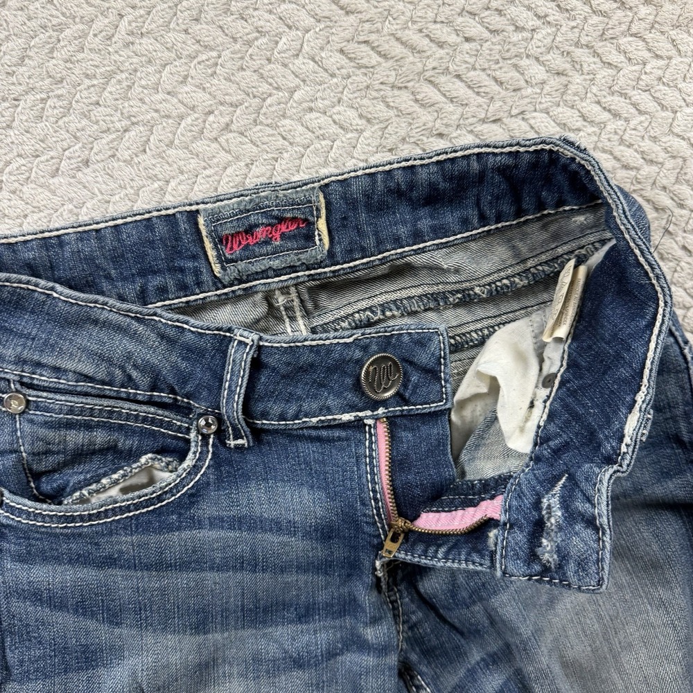 Wrangler Denim Cowgirl Jeans‎ Tall Juniors 1/2X34 (27x34) Flap Pocket Western - Picture 6 of 16